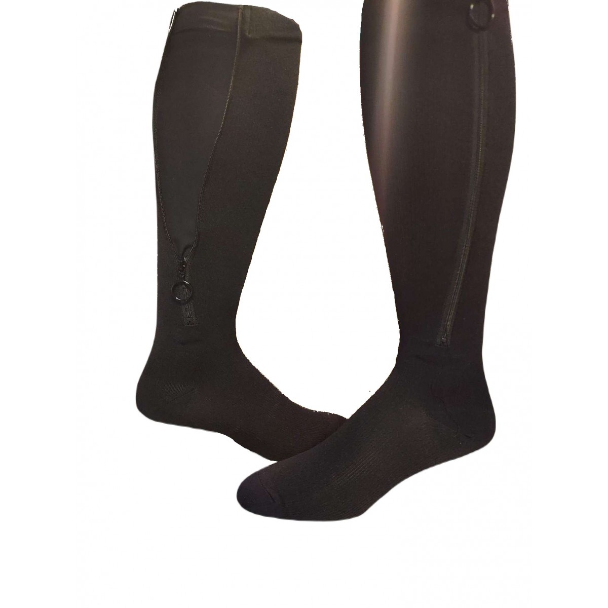 Zippered Compression Hosiery