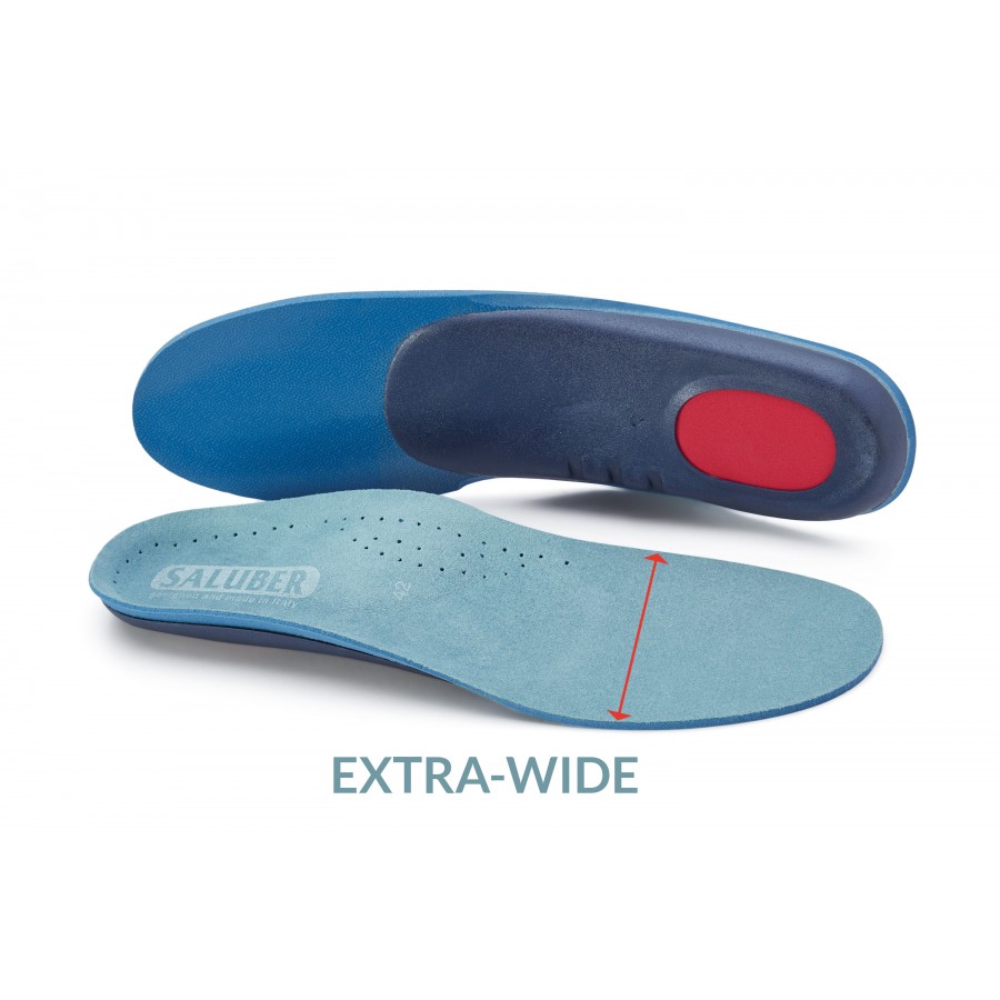 H480-27W: PREMIUM Full-Length Orthotic Insoles with Arch Support, 3mm Thick Padding, EXTRA WIDE