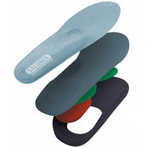 H480-46: PREMIUM Full-Length Orthotic Insoles with Arch Support and Metatarsal Pad, 3mm Thick Padding