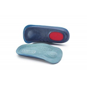 H482-46: PREMIUM 3/4 Length Orthotic Insoles with Arch Support and Metatarsal Pad, 3mm Thick Padding