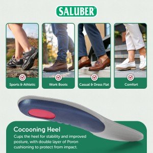 H485-27W: COMFORT Full-Length Orthotic Insoles with Arch Support, Extra-Thick 5mm Padding - EXTRA WIDE