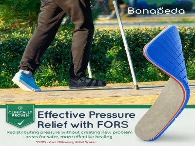 FORS-15 Offloading Insole WITH Closed-Toe Post-Op Shoe