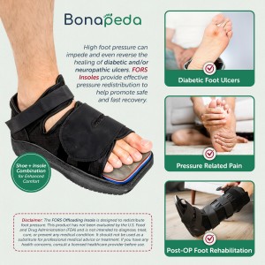 FORS™-15 Offloading Insole For "Closed-Toe" Post-Op Shoe (SHOE NOT INCLUDED)