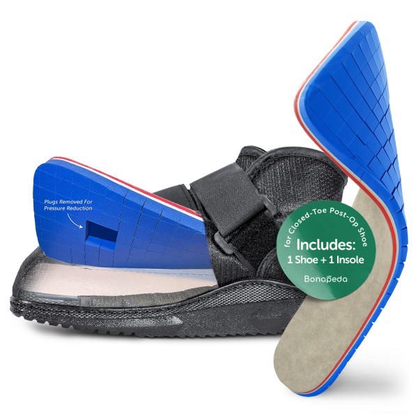 FORS™-15 Offloading Insole WITH "Closed-Toe" Post-Op Shoe